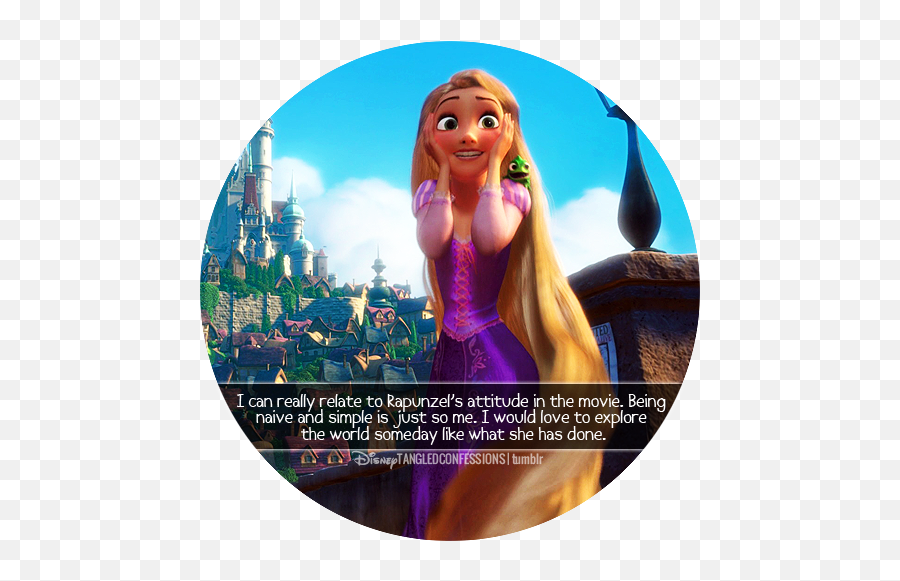 Tangled Confessions - Rapunzel Attitude Emoji,Rapunzel Coming Out Of Tower With Emotions
