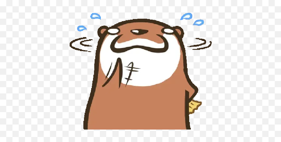 Otter Kotsumetti21 Whatsapp Stickers - Stickers Cloud Fictional Character Emoji,Otter Emoji