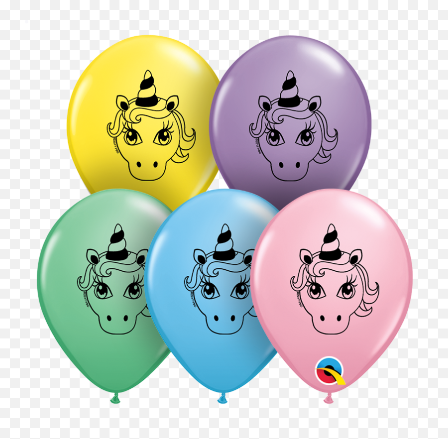 Qualatex Balloons - Carinha Para Fazer No Balão Emoji,Unicorn Emoji Grande