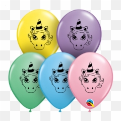 Qualatex Balloons - Carinha Para Fazer No Balão Emoji,Unicorn Emoji Grande