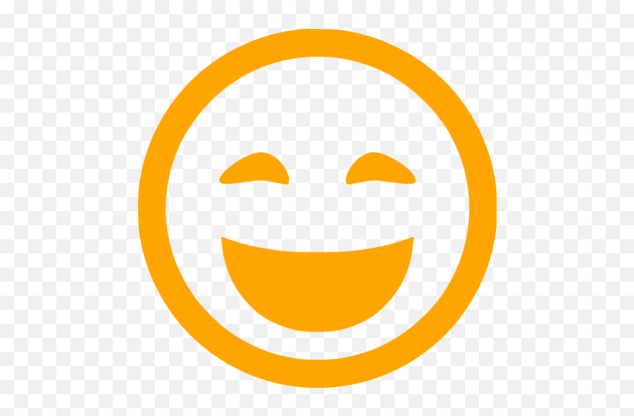 Orange Lol Icon - Lol Icon Aesthetic Orange Emoji,Lol Emoticon Gif