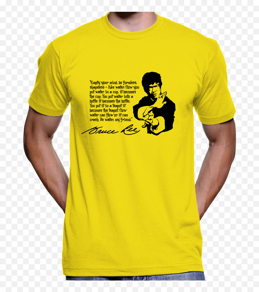 Bruce Lee Quotes Water Flow - Shark Tshirt Emoji,Emotions Can Be The Enemy Bruce Lee