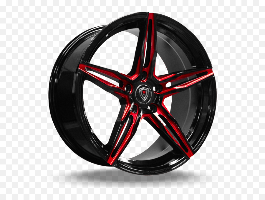 M4617 Marquee Wheels - Marquee Black Red Milled Emoji,Advan Emotions Rear Diffuser