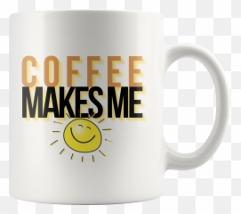 Coffee Makes Me Happy 11oz Colorful - Magic Mug Emoji,Emoticon For Coffee