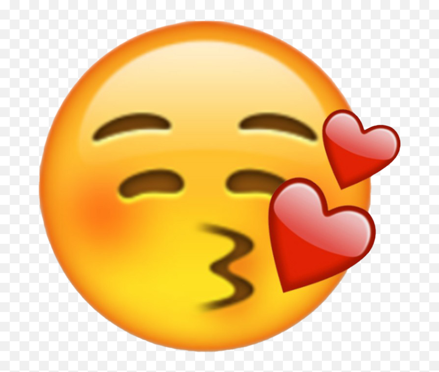 Heart Kiss Smiley Png Transparent Image Png Arts - Kiss Emoji Clipart Png,Heart Emoticons