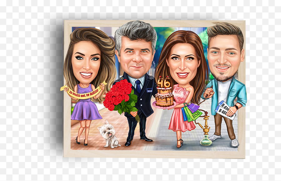 Order Custom Caricature Drawing From - Sharing Emoji,Caricature Emotions