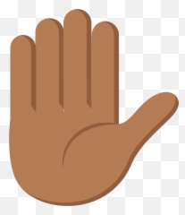 Tono De Piel Oscuro - Raising Hand Emoji Transparent Background,Emoji Mujer La Mano