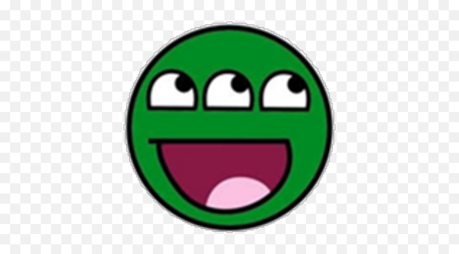 Alien Epic Face - Roblox Wide Grin Emoji,Smiley Face Emoticon Shows Up As An Alien