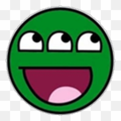 Alien Epic Face - Roblox Wide Grin Emoji,Smiley Face Emoticon Shows Up As An Alien