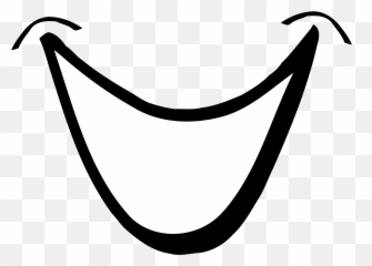 Free Smile Clipart - Kid Mouth Clipart Black And White Emoji,Bouncing Snowman Emoticon