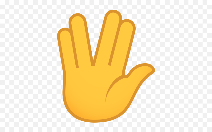 Emoji Vulcan Hand Salute To Copy - Vulcan Salute Emoji Png,Pinching Hand Emoji
