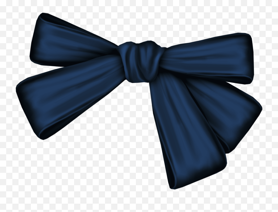 Dark Blue Clipart Bow - Dark Blue Bow Png Transparent Full Dark Blue Ribbon Png Emoji,Bow Emoji Transparent