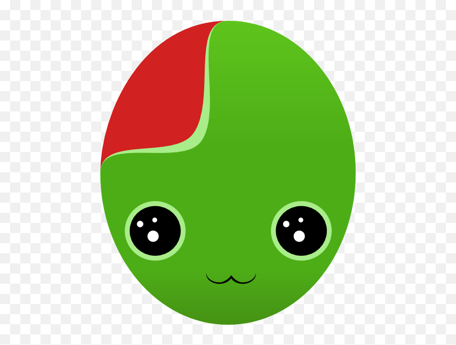 Melon Head Clip Art At Clker - Dot Emoji,Mellonhead Emoticon