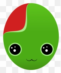 Melon Head Clip Art At Clker - Dot Emoji,Mellonhead Emoticon