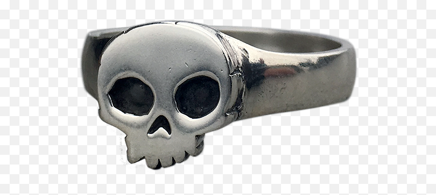 Single Skull Ring - Zero Skull Ring Emoji,Skull & Acrossbones Emoticon