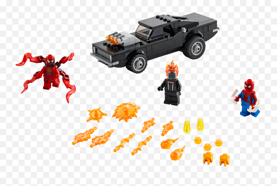 Lego Marvel Spider - Man Och Ghost Rider Mot Carnage 7 Lego Spider Man And Ghost Rider Vs Carnage Emoji,Ghost Rider In Emojis