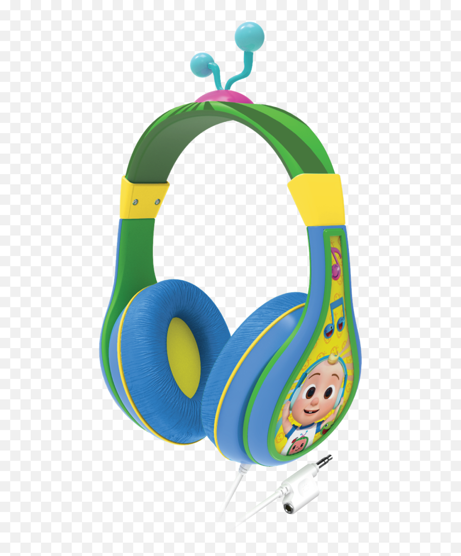 Cocomelon Toddler Headphones For School Home Or Travel Designed For Fans Of Cocomelon Merchandise - Baby Toys Emoji,Add Pixar's Inside Out Emoticons To Google