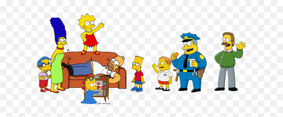 Download Userrp10 Wikisimpsons The Simpsons Wiki Wallpaper - Homer And Bart Choking Transparent Emoji,Simpsons Tapped Out Wiki Homer Emoticons