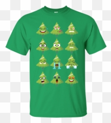 Emoji Christmas Tree Funny Faces Xmas - Montreal Canadiens Tshirt Funny,Emoji Christmas Birthday