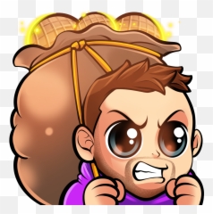 Destroopwafelman Emoji,Triggered Emoticon Twitch