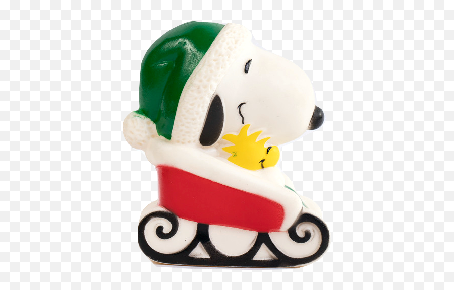 Snoopy Woodstock Sled Dog Toy Peanuts - Fictional Character Emoji,Peanuts Christmas Emojis