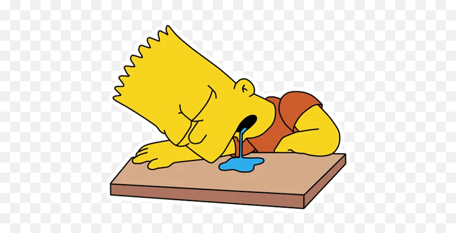 Bart - Hard Emoji,Two Emotions As An Artist Bart Simpson