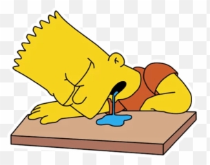 Bart - Hard Emoji,Two Emotions As An Artist Bart Simpson