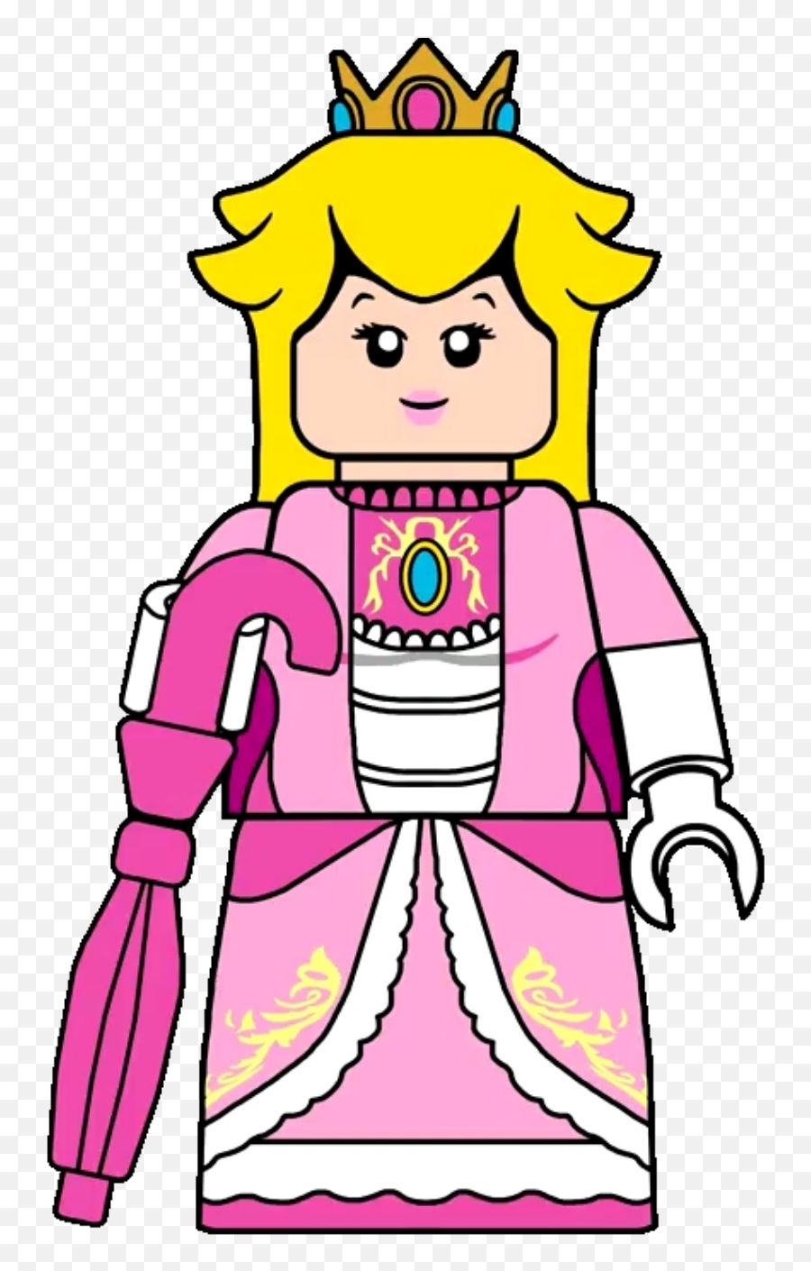 Princess Peach Cjdm1999 Lego Dimensions Customs - Shadow Queen Princess Peach Lego Emoji,Peach Game Fighting With Emotions