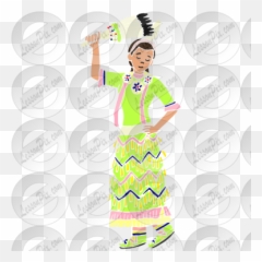 Jingle Dress Dancer Drawing Thanks For Your Interest In Emoji,Dancer Emoticon Facebook
