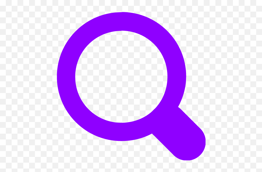 Violet Magnifying Glass 3 Icon Emoji,Pink Heart Emoticon For Forums