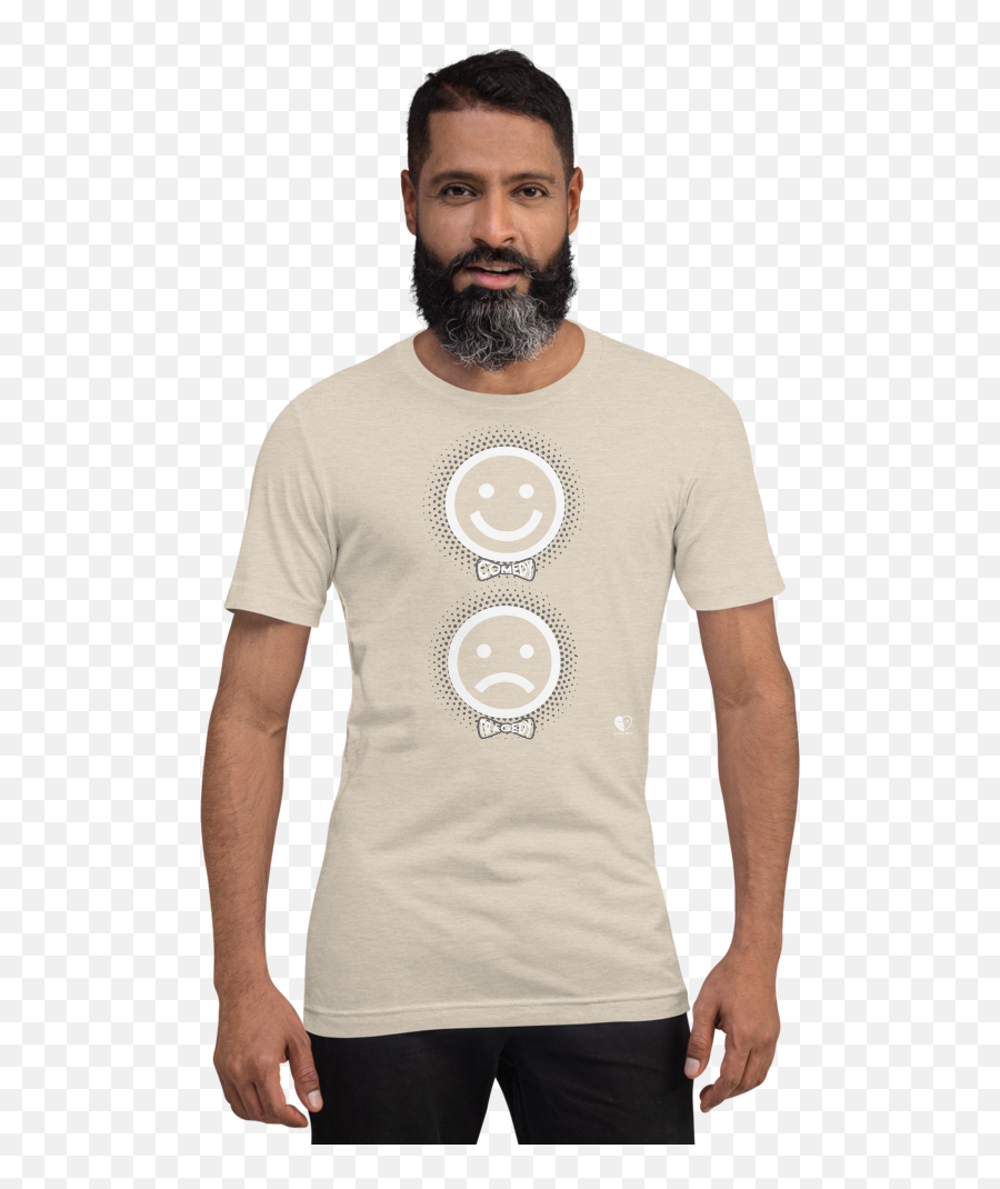 Comedy U0026 Tragedy Emoji Short Sleeve Unisex T - Shirt,Emojis T Shirt For Girl