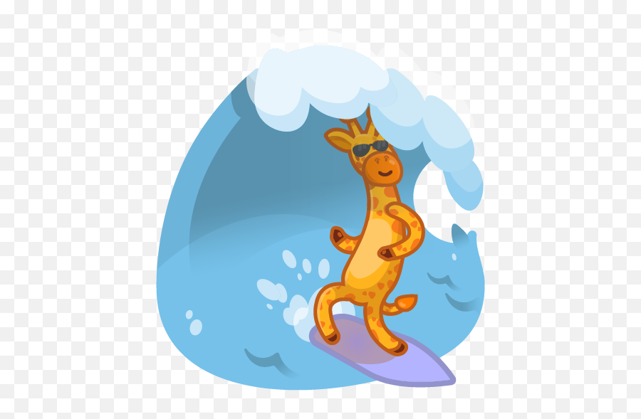 Alfie The Giraffe - Stickers By Artem Beletskiy Emoji,Cartoon Giraffe Emotions