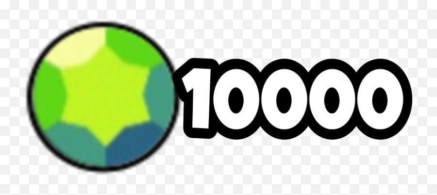 Gem Brawlstars 10000 Sticker By - Dot Emoji,10000 Emoji