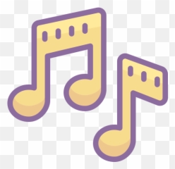 Musical Notes Icon In Cute Color Style Emoji,Musical Note Emoji