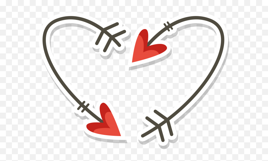 Heart Cupid Long Arrow Black Citypng Emoji,Cupid Emoji