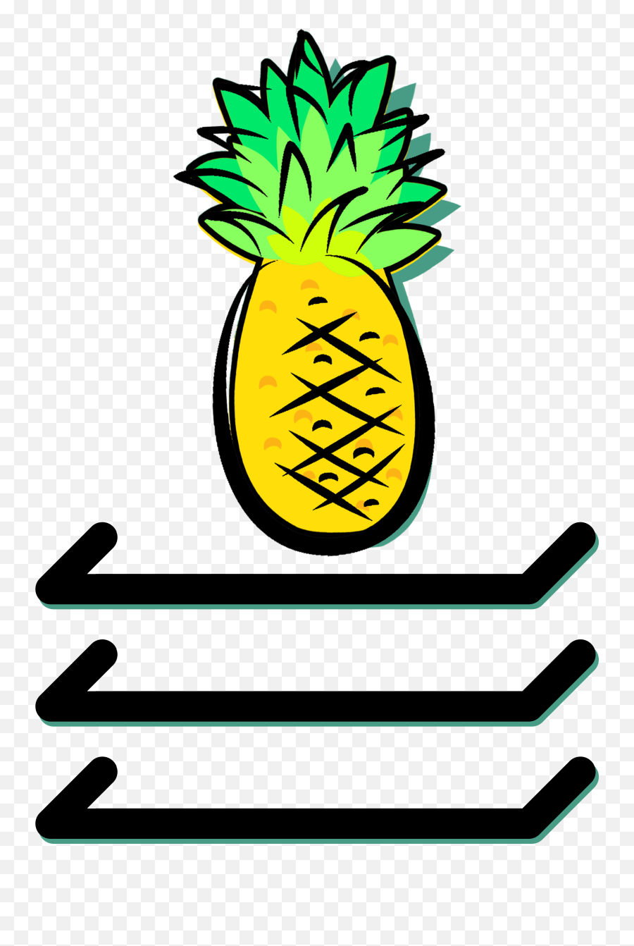 Top Shelf Pineapple - Pineapple Clipart Full Size Clipart Fresh Emoji,Pinapple Emoji