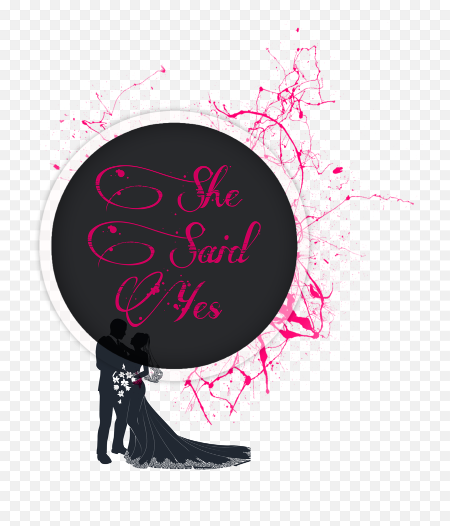 Shesaidyes She Shesaid Bride Sticker - Bride And Groom Silhouette Clip Emoji,Bridal Emoji