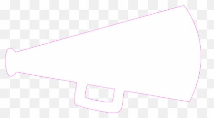 Cheer Megaphone Clipart Black And White - Horizontal Emoji,Megaphone Emoji