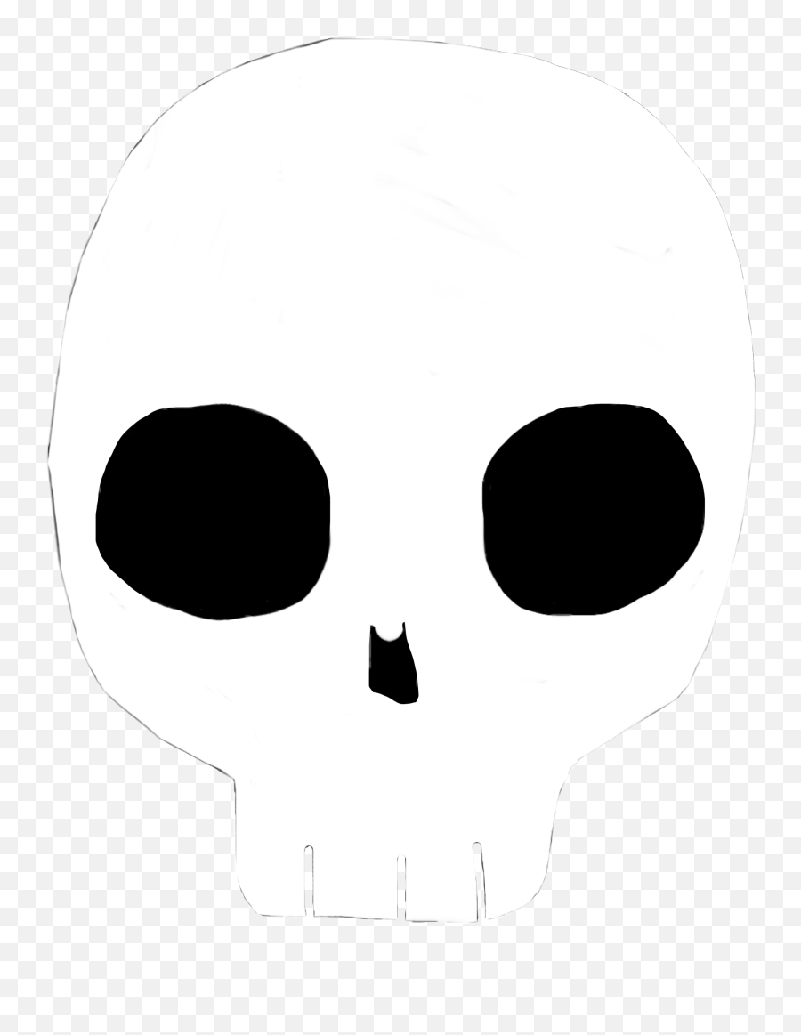 Skull Bone Head Death Sticker - Scottish Dark Sky Observatory Emoji,Death Skull Emoji