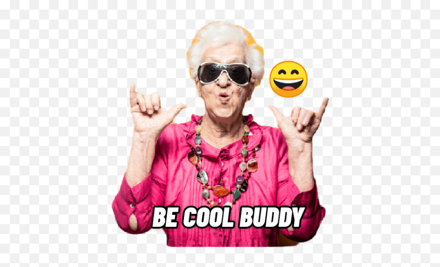 Hari Creations - Elderly Emoji,Emoticon Necklace