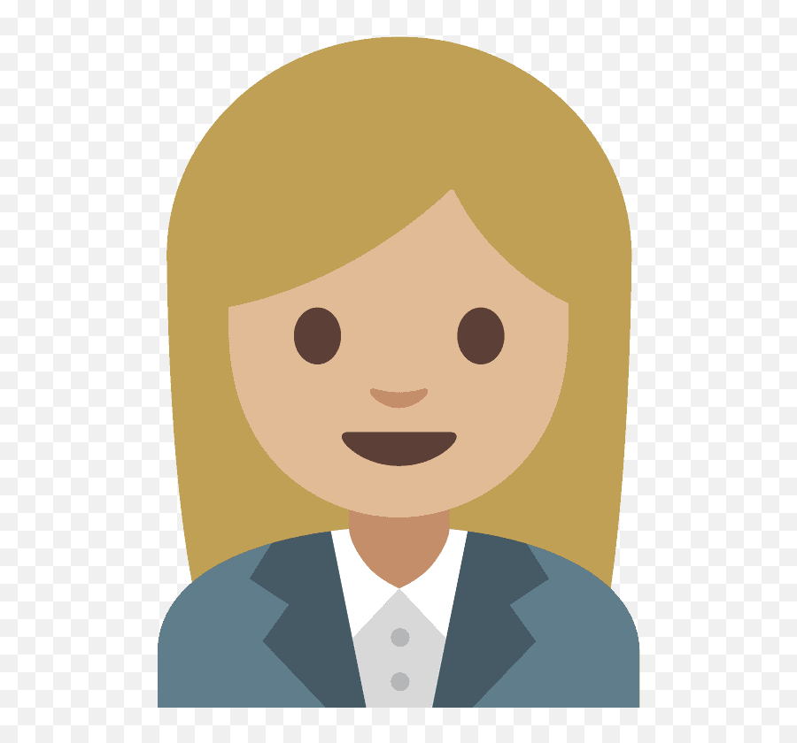 Woman Office Worker Emoji Clipart - Happy,Manager Emoji