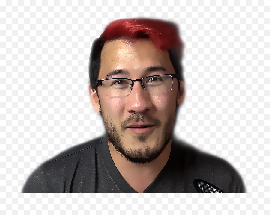 Markiplier Markimoo Youtube Sticker - Eyeglass Style Emoji,Markiplier Emoji