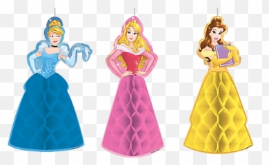 Disney Princess Honeycomb Hanging Decorations - Disney Princess Swirl Decorations Emoji,Disney Princess Emoji