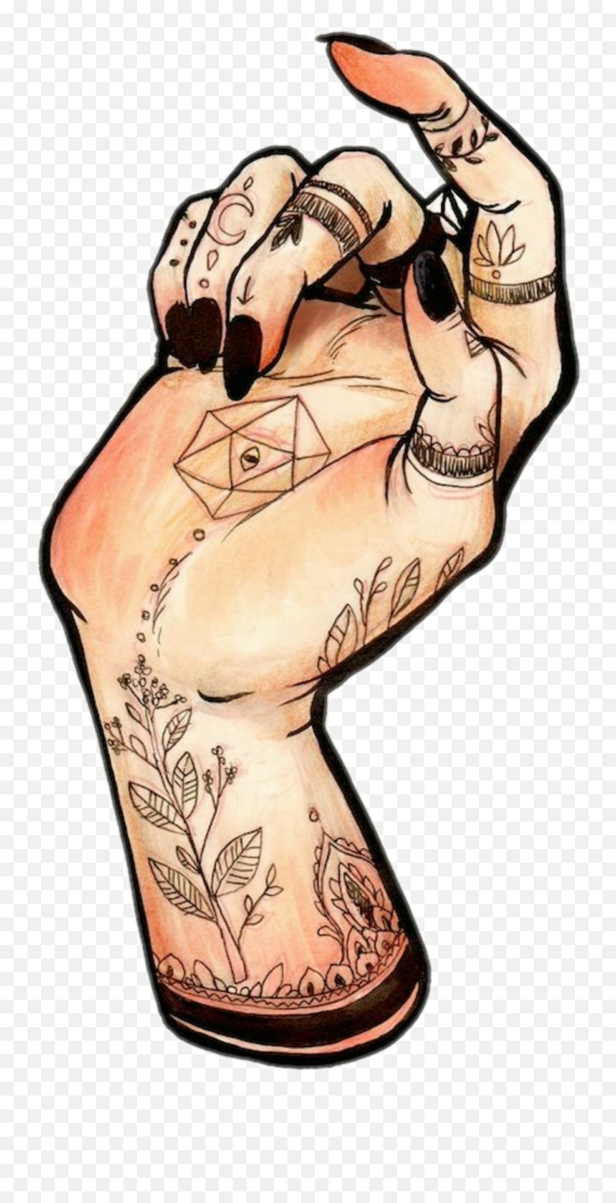 The Most Edited Spices Picsart - Tattooed Hand Drawing Emoji,Emojis Spicey