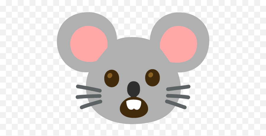 Mouse Face Emoji - Fare Emoji,Mouse Emoji