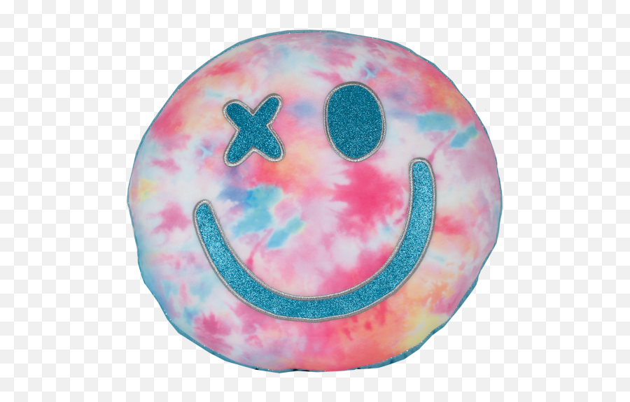 Iscream Cotton Candy Smiling Face - Happy Emoji,Pillow Emoticon With Arms