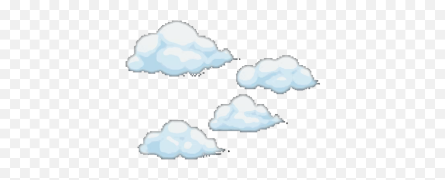 Pixel Art Cloud Icon Graphic Illustration - Vertical Emoji,Discord Emojis Deviantart