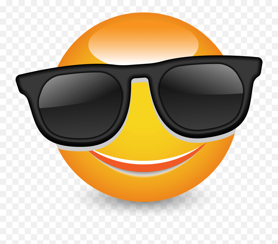Sunglasses Smiley Emoticon - Cool Sunglasses Vector Download Emoticons Emoji,Emoji Vector