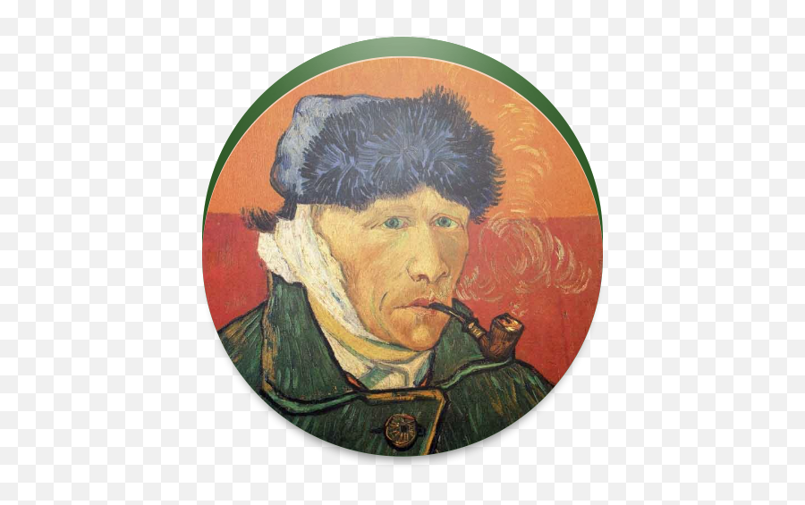 Famous Paintings Apk Download - Bandaged Ear Van Gogh Self Portrait Emoji,Famous Paintings Emoji