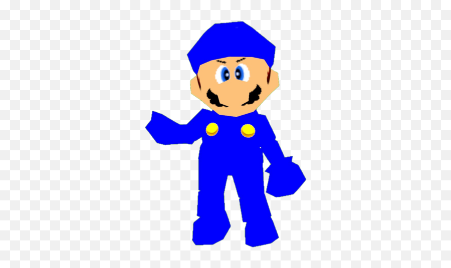 Supermarioglitchy4s Super Mario 64 Bloopers Other Characters - Smg4 Police Emoji,Sfm Emotions Blu Team